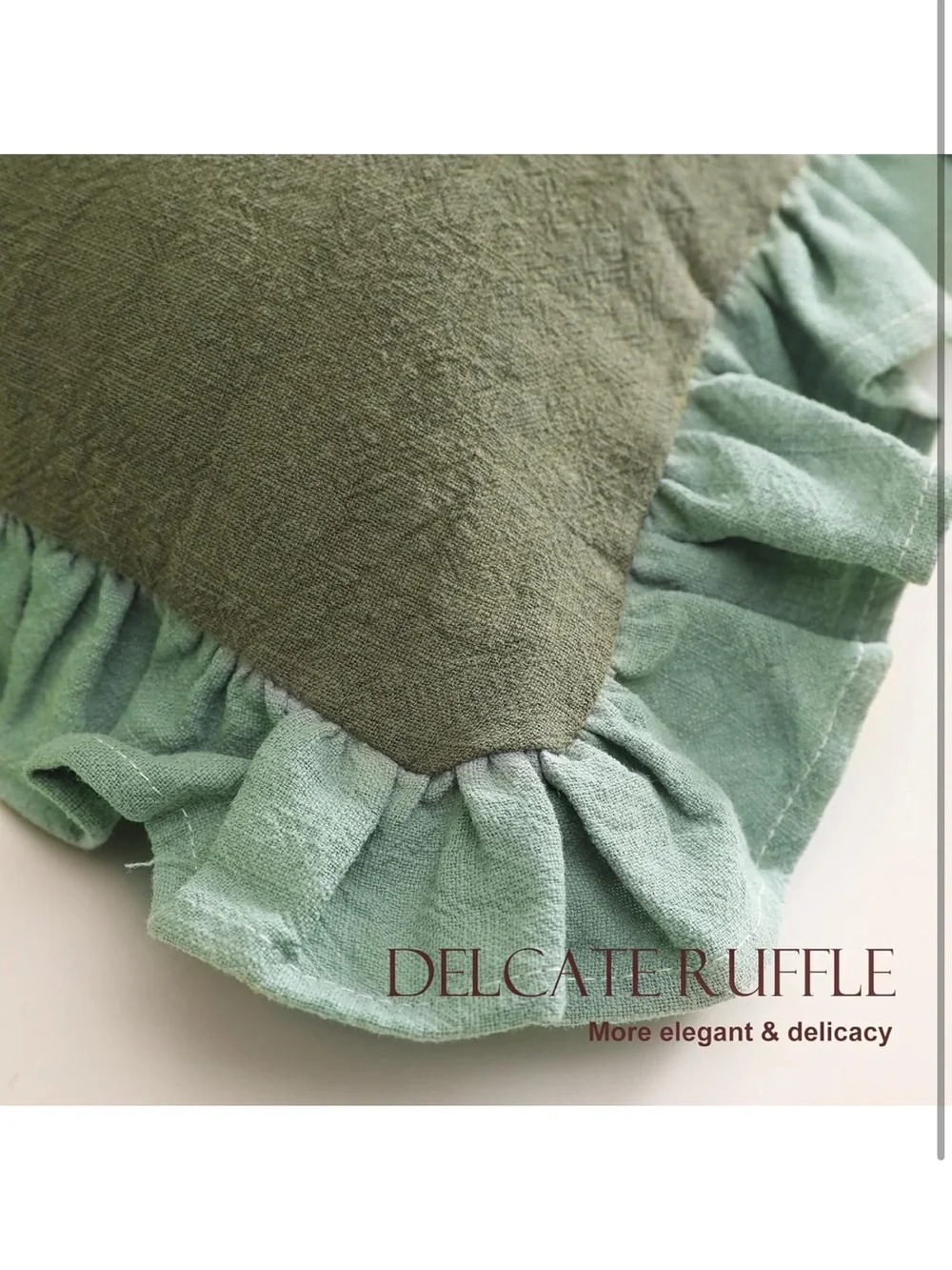 Patdrea Green Shabby Chic Decorative Throw Pillow Covers 1892/bb8-1